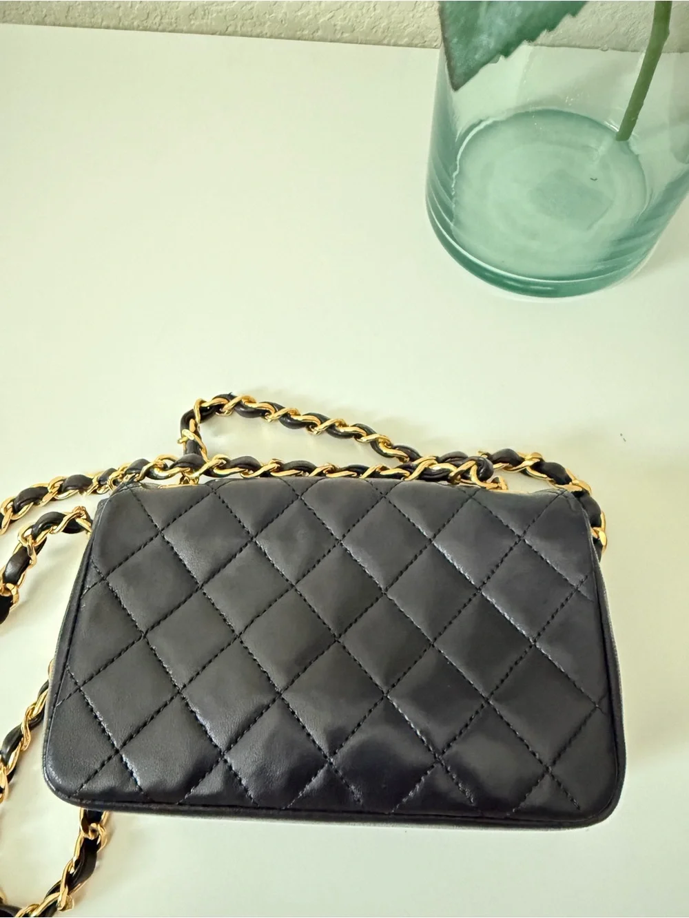 Chanel Black Mini Matelasse Crossbody Bag